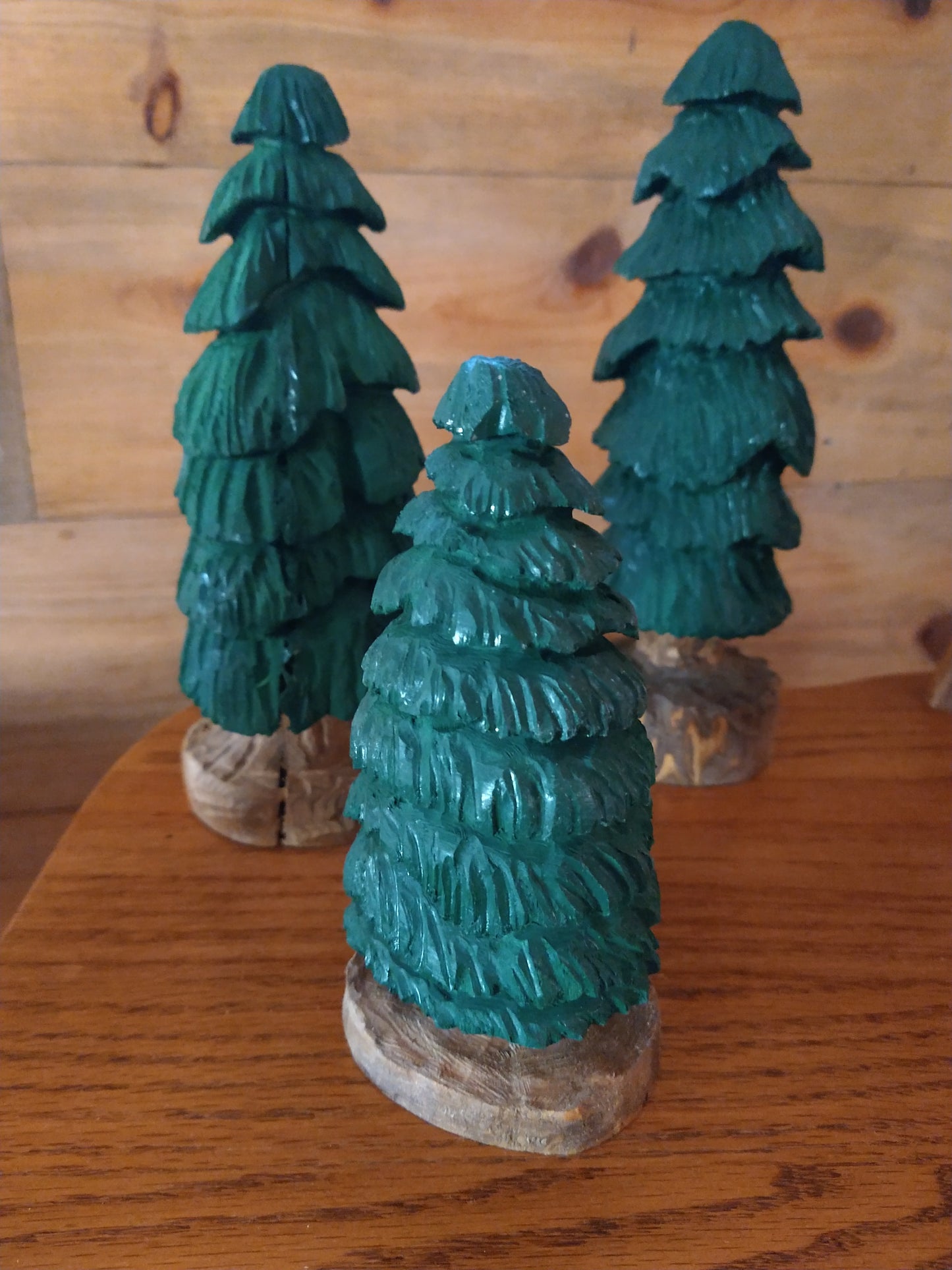 Hand Carved Trees